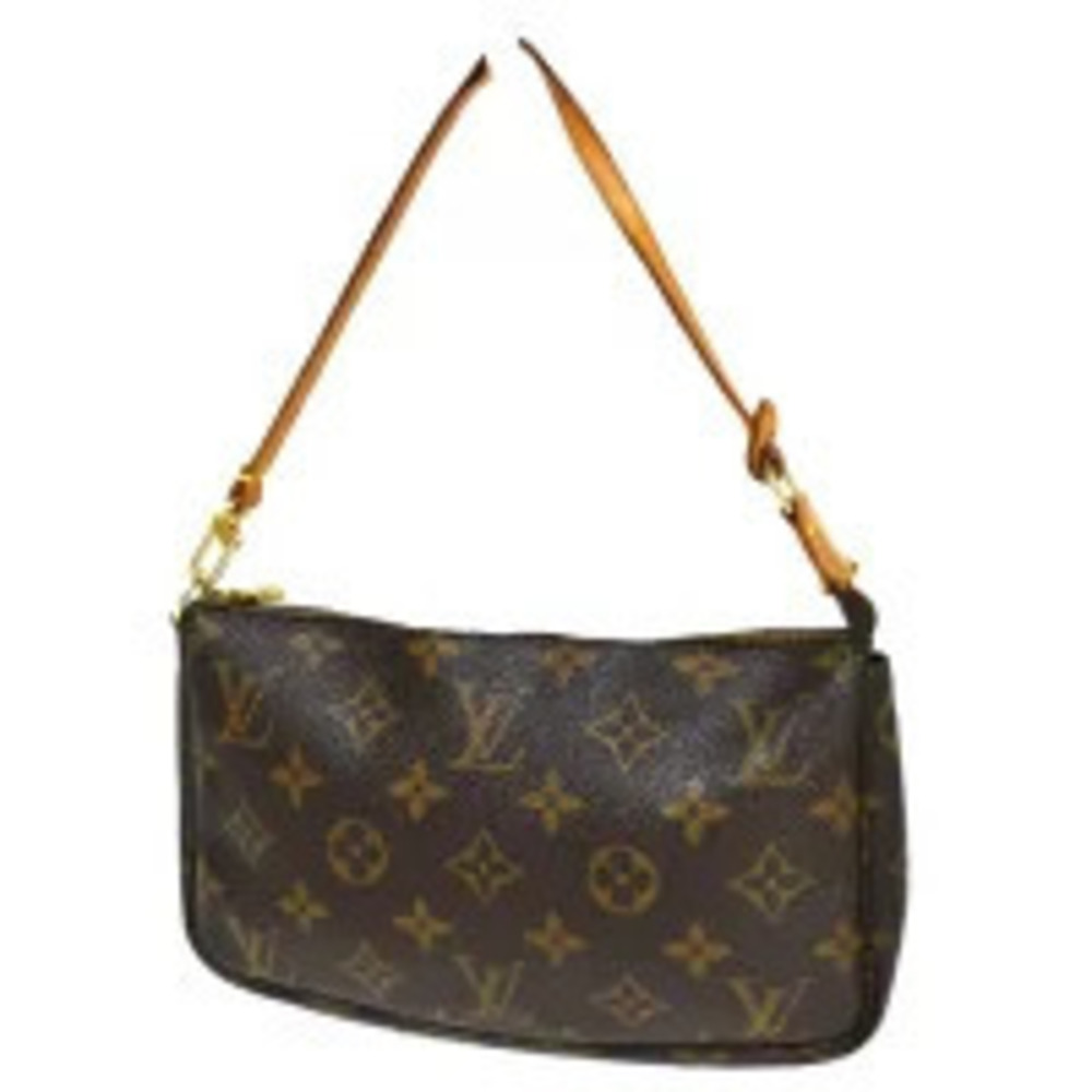 Louis Vuitton Pochette Accessoires Accessory Pouch Clutch Bag Monogram